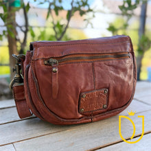 Load image into Gallery viewer, Potenza Italian Leather Crossbody Purse
