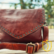 Load image into Gallery viewer, Brush Lake Italian Leather Crossbody Purse
