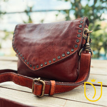 Load image into Gallery viewer, Brush Lake Italian Leather Crossbody Purse
