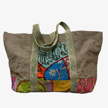 Load image into Gallery viewer, Marley Recycled Military Canvas Market Tote
