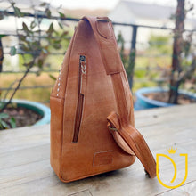 Load image into Gallery viewer, Bygone Beauty Leather Sling Bag
