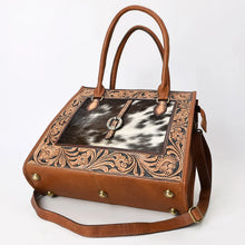 Load image into Gallery viewer, Coyote Moon Hand Tooled Leather Shoulder Bag
