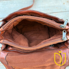 Load image into Gallery viewer, Potenza Italian Leather Crossbody Purse
