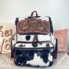 Load image into Gallery viewer, Ash Creek Western Leather Backpack
