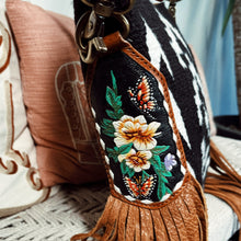 Load image into Gallery viewer, Genevieve Hand Tooled Leather Crossbody Purse
