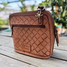 Load image into Gallery viewer, Rockwell Ranch Hand Tooled Leather Crossbody Purse
