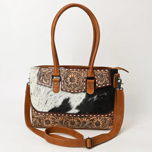Load image into Gallery viewer, Garden Plains Hand Tooled Leather Shoulder Bag
