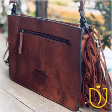 Load image into Gallery viewer, Western Legacy Hand Tooled Leather Crossbody Purse
