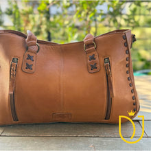 Load image into Gallery viewer, Circle Mountain Leather Crossbody Purse
