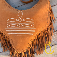 Load image into Gallery viewer, Stagecoach Suede Leather Shoulder Bag
