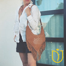 Load image into Gallery viewer, Stagecoach Suede Leather Shoulder Bag
