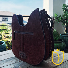 Load image into Gallery viewer, Belleview Suede Leather Hobo Purse
