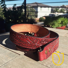 Load image into Gallery viewer, Cache River Western Leather Crossbody Purse Strap
