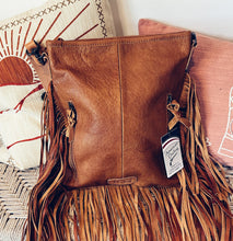 Load image into Gallery viewer, Mirasol Hand Tooled Leather Crossbody Purse
