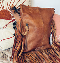 Load image into Gallery viewer, Mirasol Hand Tooled Leather Crossbody Purse
