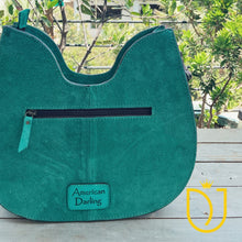 Load image into Gallery viewer, Belleview Suede Leather Hobo Purse
