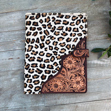 Load image into Gallery viewer, Marble Falls Leather Notebook Portfolio
