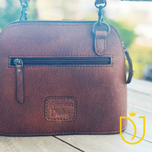 Load image into Gallery viewer, Longhorn Hand Tooled Leather Crossbody Purse
