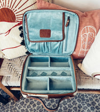 Load image into Gallery viewer, The Addison Cowhide Leather Jewelry Case
