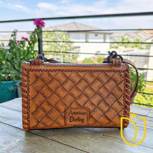 Load image into Gallery viewer, Solo Springs Hand Tooled Leather Crossbody Purse

