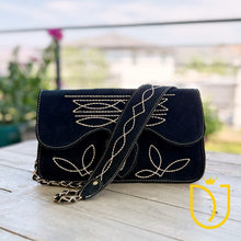 Load image into Gallery viewer, The Glory Suede Boot Stitch Purse

