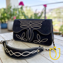 Load image into Gallery viewer, The Glory Suede Boot Stitch Purse
