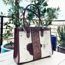 Load image into Gallery viewer, Star Valley Western Leather Shoulder Bag

