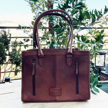 Load image into Gallery viewer, Star Valley Western Leather Shoulder Bag
