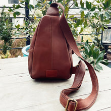 Load image into Gallery viewer, Bear Lake Hand Tooled Leather Sling Bag
