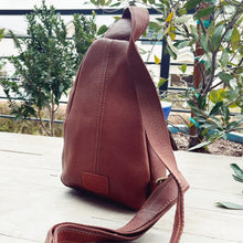 Load image into Gallery viewer, Bear Lake Hand Tooled Leather Sling Bag

