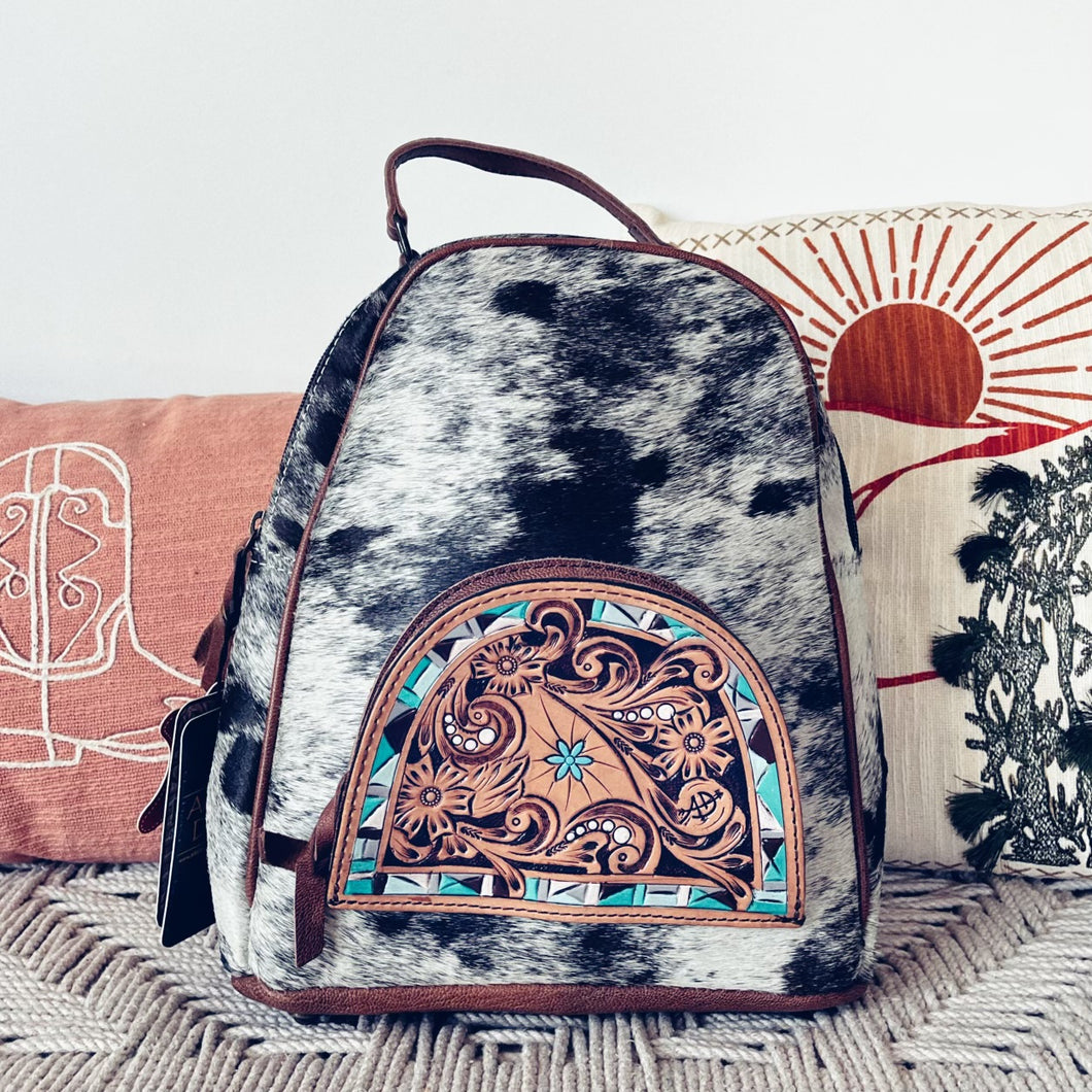 Little Rock Western Leather Backpack