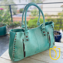 Load image into Gallery viewer, Emerald Isle Leather Crossbody Purse
