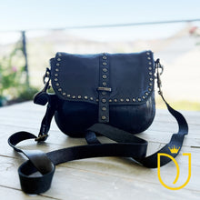 Load image into Gallery viewer, Campania Italian Leather Crossbody Purse
