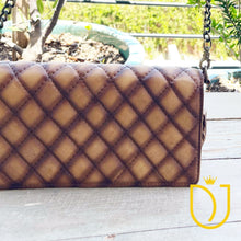 Load image into Gallery viewer, Sagebrush Quilted Leather Crossbody Wallet
