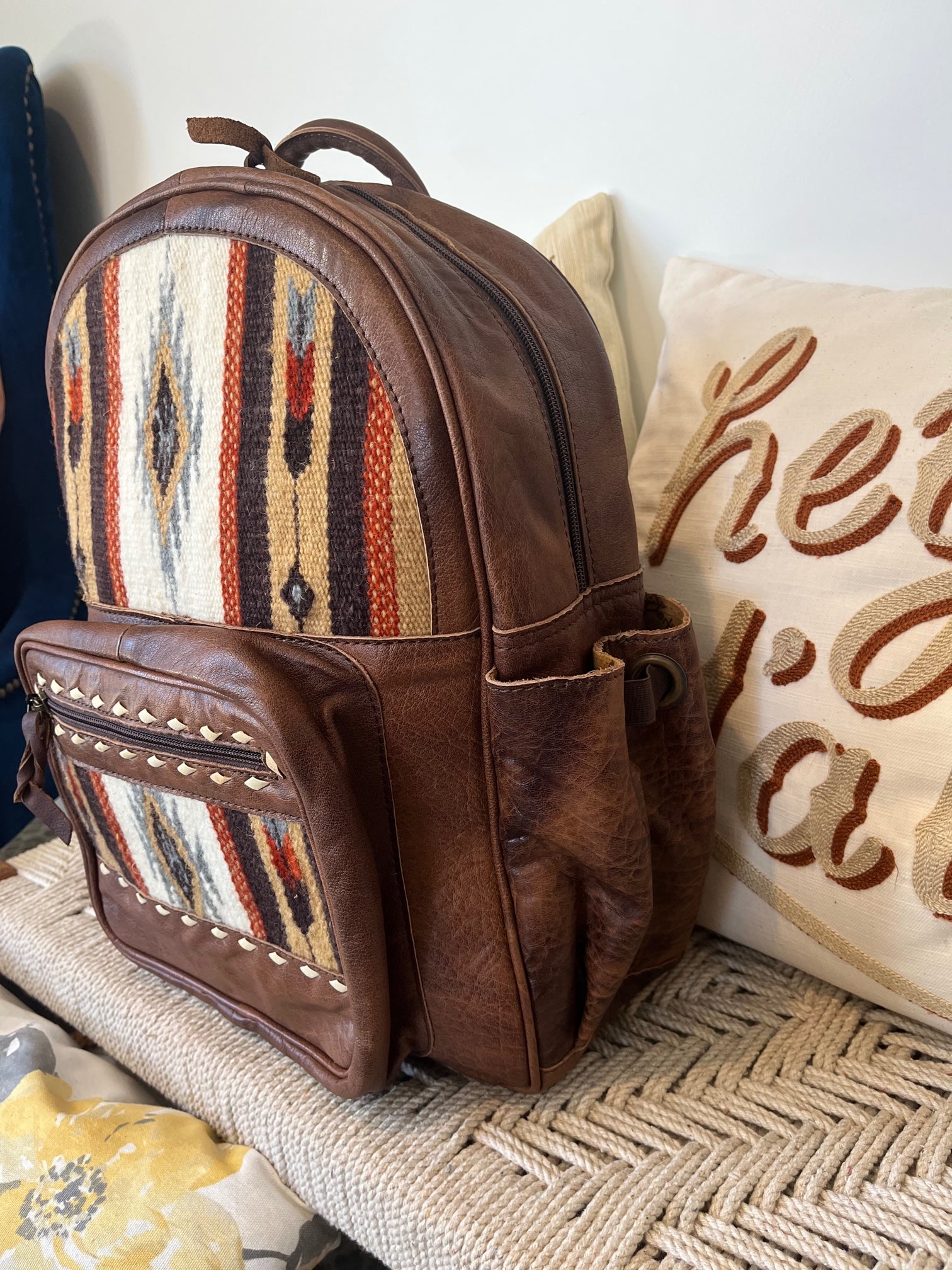 River Bend Leather Backpack Dodi Jo's