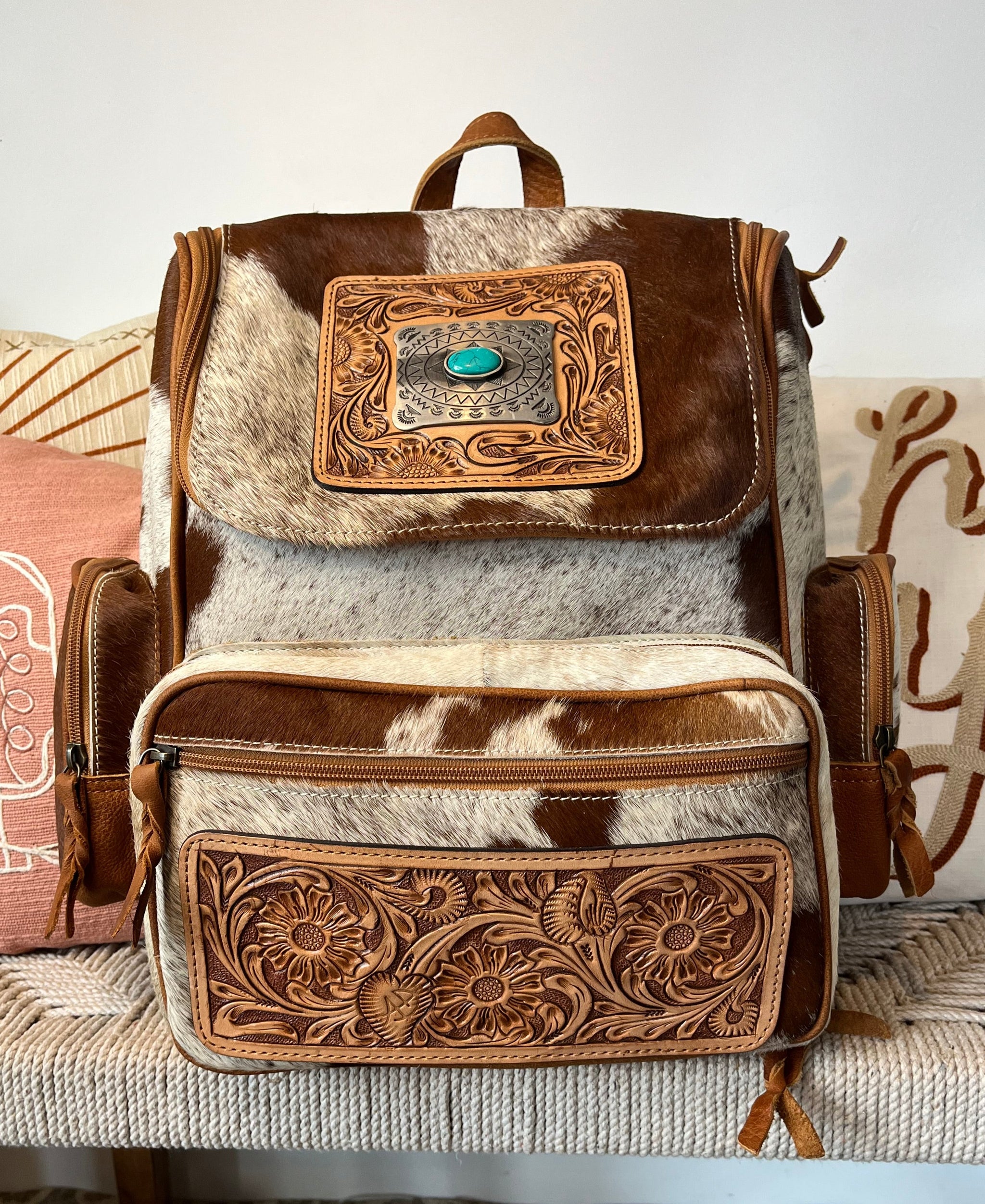 Western Leather Backpack Bag for Women - Sequel? Amazon.com: Montana West Wrangler Backpack Purse for Women  main image 4
