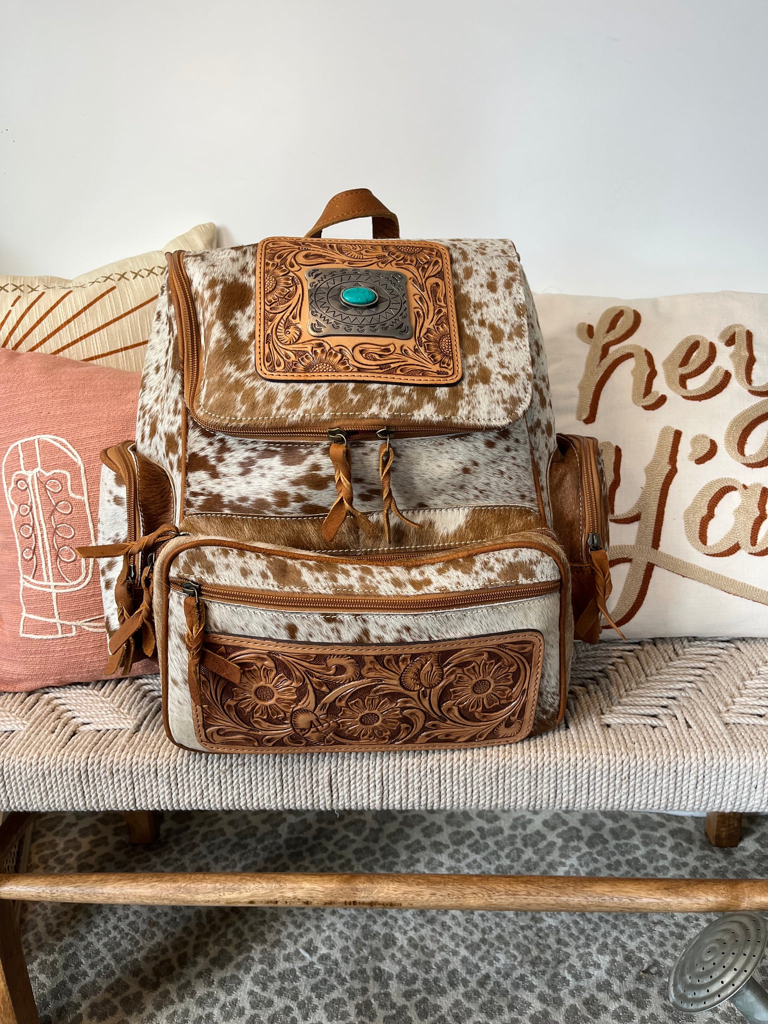 dayz leather backpack Lee Creek Western Leather Backpack