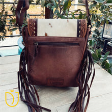 Load image into Gallery viewer, Quail Hollow Western Leather Crossbody Purse

