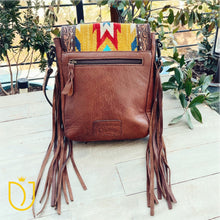Load image into Gallery viewer, Oak Point Western Leather Crossbody Purse
