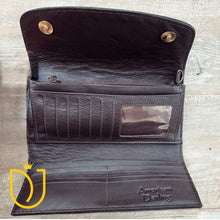 Load image into Gallery viewer, Dusty Pines Hand Tooled Leather Crossbody Wallet
