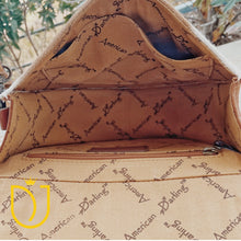 Load image into Gallery viewer, Copper Canyon Hand Tooled Leather Crossbody Purse
