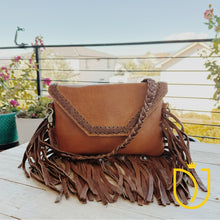 Load image into Gallery viewer, Saguaro Shine Leather Shoulder Bag
