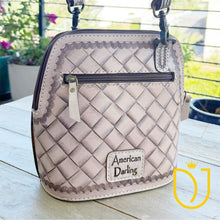 Load image into Gallery viewer, Rockwell Bone Hand Tooled Leather Crossbody Purse
