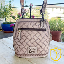 Load image into Gallery viewer, Rockwell Bone Hand Tooled Leather Crossbody Purse
