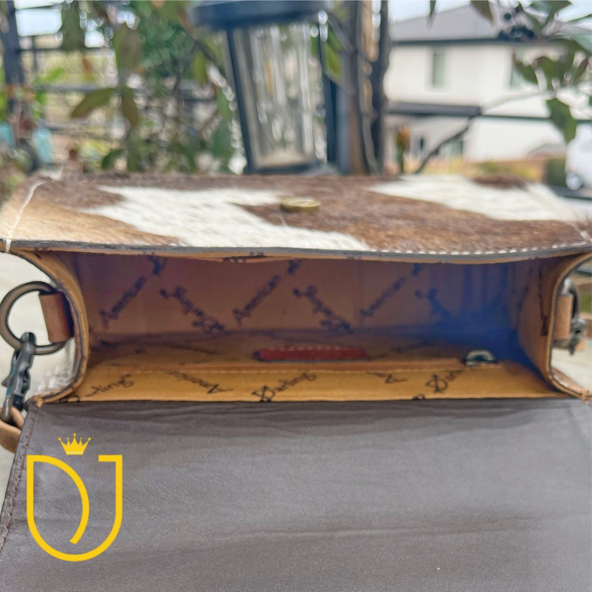 Barn Dance Leather Crossbody Purse