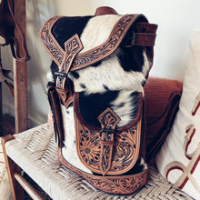 Load image into Gallery viewer, The Highlands Western Leather Backpack
