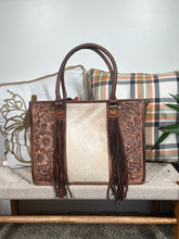 Load image into Gallery viewer, Spring Branch Western Leather Tote Bag
