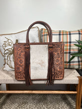 Load image into Gallery viewer, Spring Branch Western Leather Tote Bag
