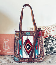 Load image into Gallery viewer, La Salle Hand Tooled Leather Purse
