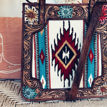 Load image into Gallery viewer, La Salle Hand Tooled Leather Purse
